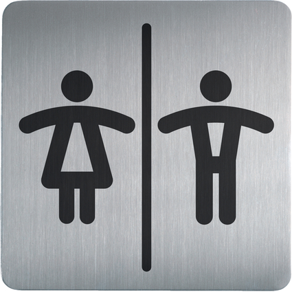 DURABLE Pictogramme PICTO "WC Hommes et Femmes", carr