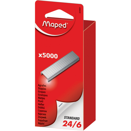 Maped Agrafes 24/6, grand emballage, zingu
