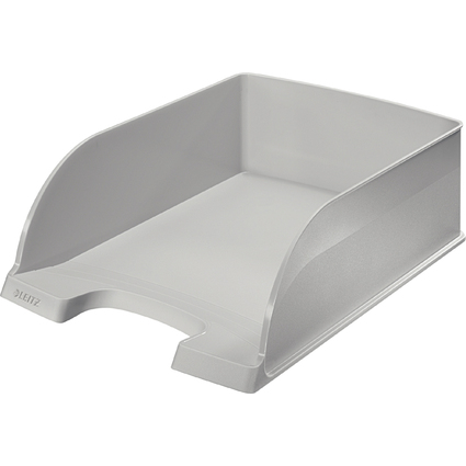 LEITZ Corbeille  courrier Plus Jumbo, A4, polystyrne, gris