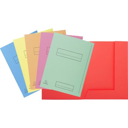 EXACOMPTA Chemises  rabats SUPER 250, A4, assorti