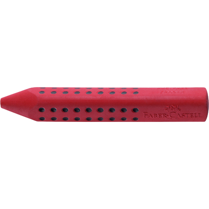 FABER-CASTELL Gomme en plastique GRIP 2001, rouge/bleu