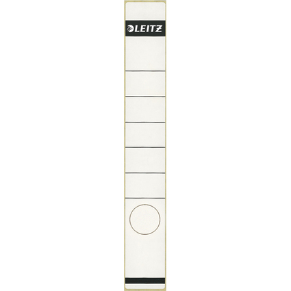 LEITZ Etiquette pour dos de classeur, 39 x 285 mm, blanc