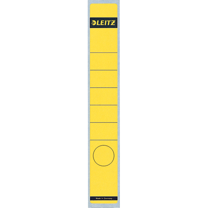 LEITZ Etiquette pour dos de classeur, 39 x 285 mm, jaune