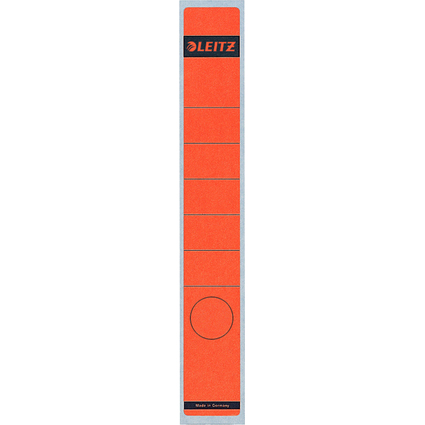 LEITZ Etiquette pour dos de classeur, 39 x 285 mm, rouge
