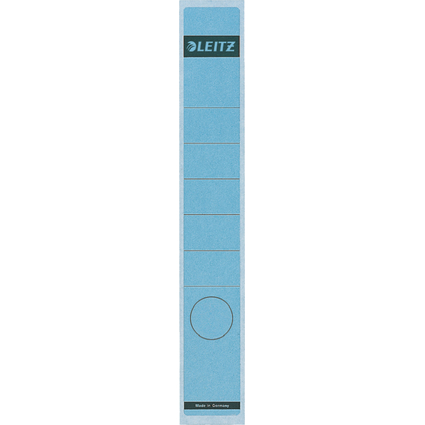 LEITZ Etiquette pour dos de classeur, 39 x 285 mm, bleu