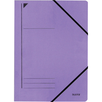 LEITZ Chemise  lastique, format A4, carton, violet