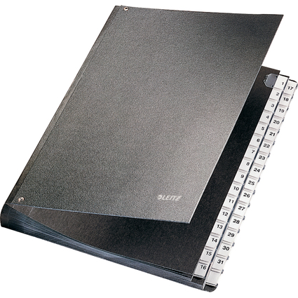 LEITZ Trieur  soufflet, A4, 1-31, 32 compartiments, noir