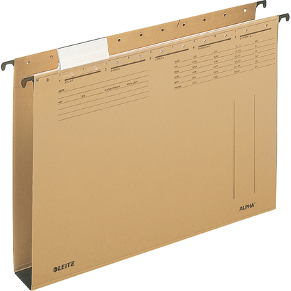 LEITZ Dossier suspendu ALPHA, format A4, largeur de fond: