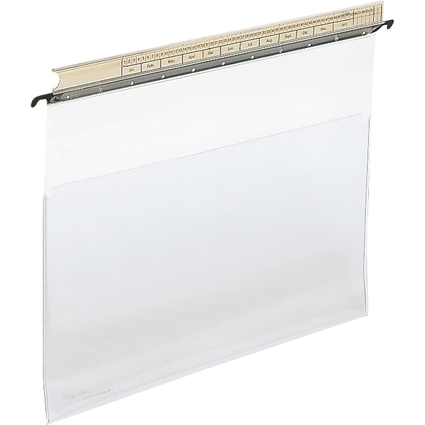 LEITZ Pochette de suspension transparente ALPHA, A4,tringle