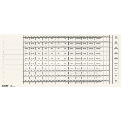LEITZ Bandes d'organisation, chelle 3/ chelle 4, blanc