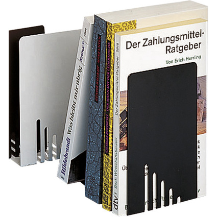 MAUL Serre-livres (L)85 x (P)140 x (H)140 mm, noir