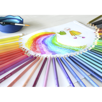 FABER-CASTELL Crayons de couleur Colour GRIP, tui de 48