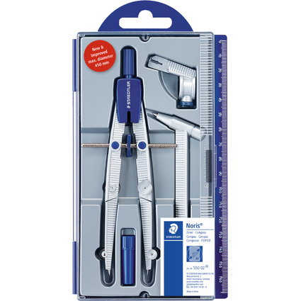 STAEDTLER Compas scolaire Noris 550 02,longueur: 156 mm