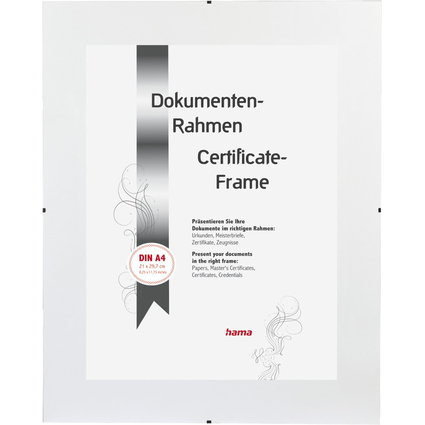 hama Support de photos sans cadre "Clip-Fix", 21,0 x 29,7 cm