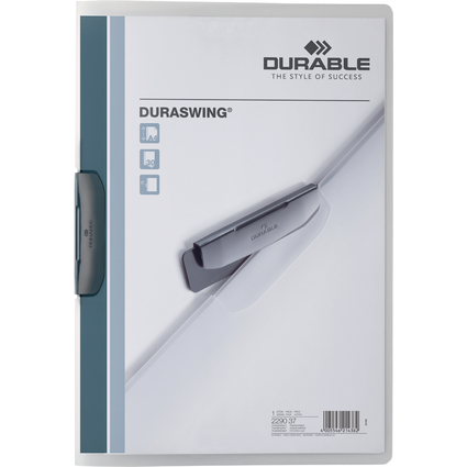DURABLE Chemise  clip DURASWING, A4, transparent