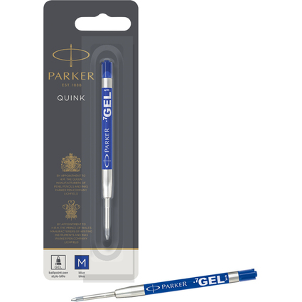 PARKER Recharge gel Z46, paisseur du trac: M, bleu