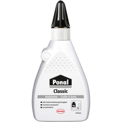Ponal Colle  bois Classic, sans solvant, flacon de 760 g,