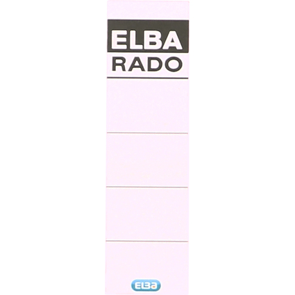 ELBA Etiquette pour dos de classeur, extra court/large