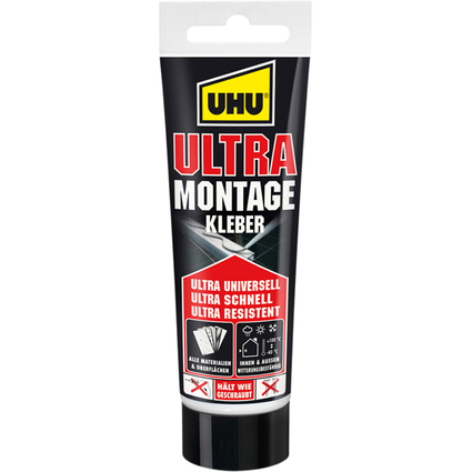UHU Colle de montage Ultra, sans solvants, tube de 75 g