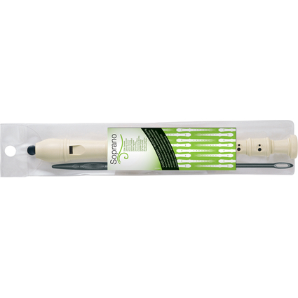 Maped Flte en plastique, trous "Moderne", blanc
