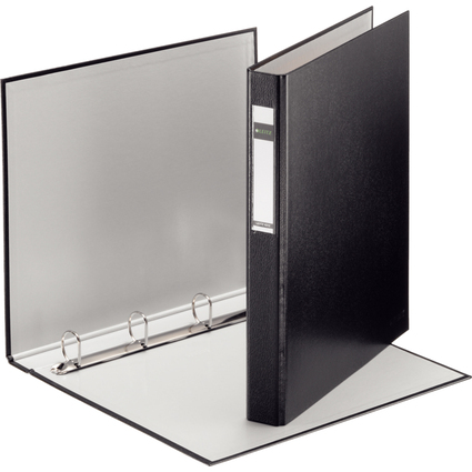 LEITZ Classeur  anneaux Standard, A4+, noir, mcanisme  4