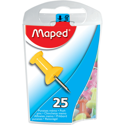 Maped Punaises, assorti, bote distributrice