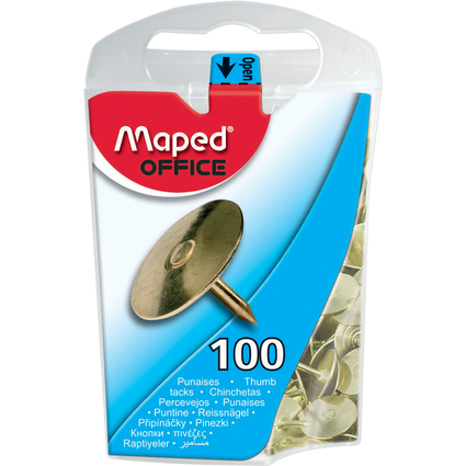 Maped Punaises, cuivres, diamtre: 10 mm