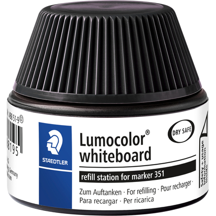 STAEDTLER Flacon de recharge Lumocolor 488 51, noir