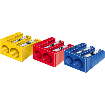 STAEDTLER Taille-crayon  2 trous, en plastique, bote de 50