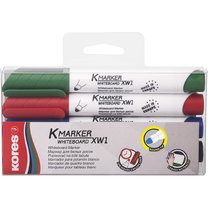 Kores Marqueur pour tableau blanc et chevalet de confrence