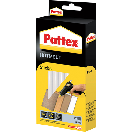 Pattex Cartouche pour collage  chaud HOT STICKS, rond,