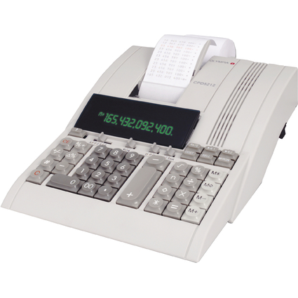 OLYMPIA calculatrice imprimante CPD-5212, cran 12 chiffres