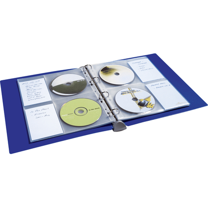 DURABLE Pochette CD-/DVD COVER LIGHT M, pour 4 CD, en PP,