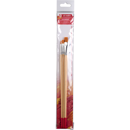 ROYAL TALENS Set de pinceaux plats, 3 pices