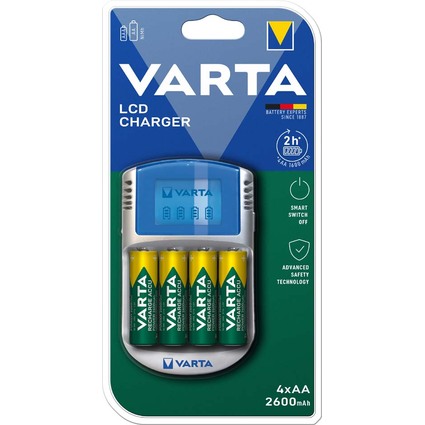 VARTA Chargeur LCD Charger, avec adaptateur