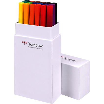 TOMBOW Feutre double pointe "ABT DUAL BRUSH PEN", primaires