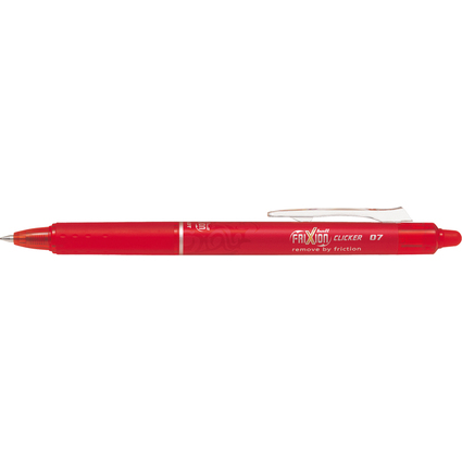 PILOT Stylo roller FRIXION BALL CLICKER 07, rouge