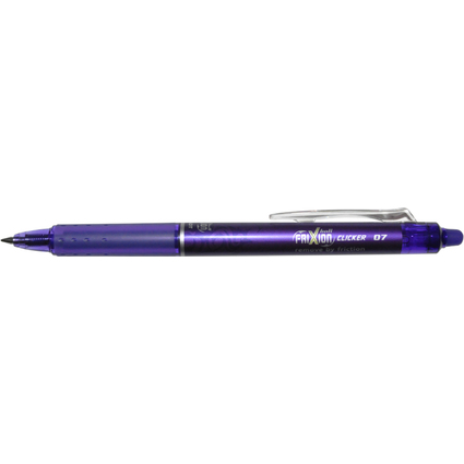 PILOT Stylo roller FRIXION BALL CLICKER 07, violet