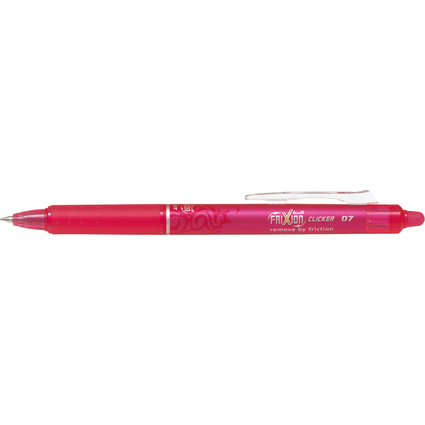 PILOT Stylo roller FRIXION BALL CLICKER 07, rose