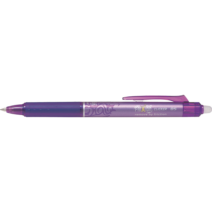 PILOT Stylo roller FRIXION BALL CLICKER 05, violet