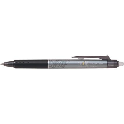 PILOT Stylo roller FRIXION BALL CLICKER 05, noir