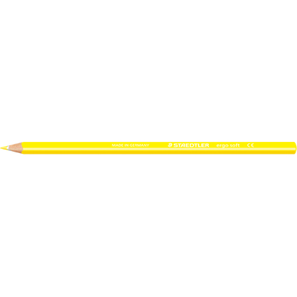 STAEDTLER Crayon de couleur ergosoft, jaune