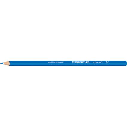 STAEDTLER Crayon de couleur ergosoft, bleu