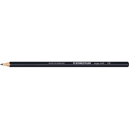 STAEDTLER Crayon de couleur ergosoft, noir