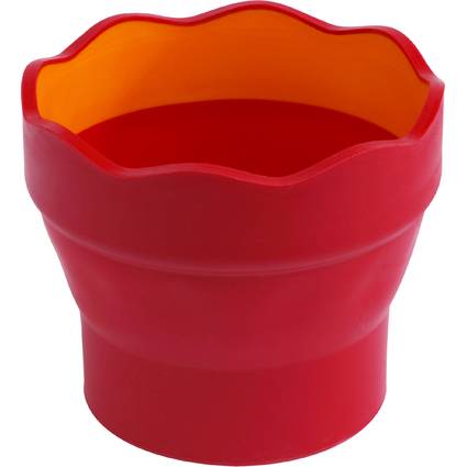 FABER-CASTELL Gobelet CLIC & GO, rouge