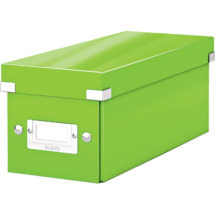 LEITZ Bote de rangement pour CD Click & Store WOW, vert