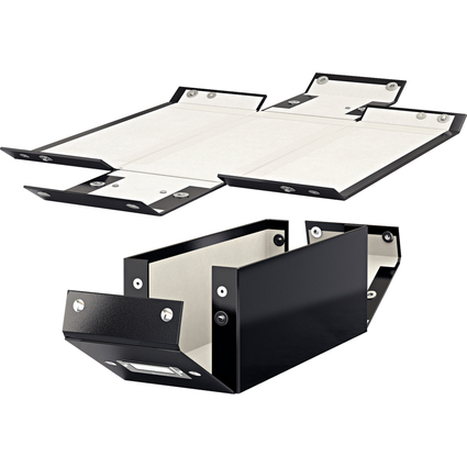 LEITZ Bote de rangement pour CD Click & Store WOW, noir