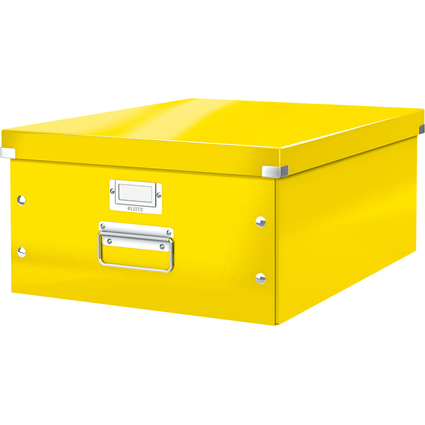 LEITZ Bote de rangement Click & Store WOW, A3, jaune