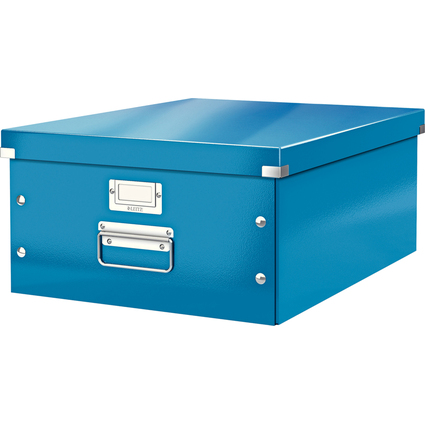 LEITZ Bote de rangement Click & Store WOW, A3, bleu