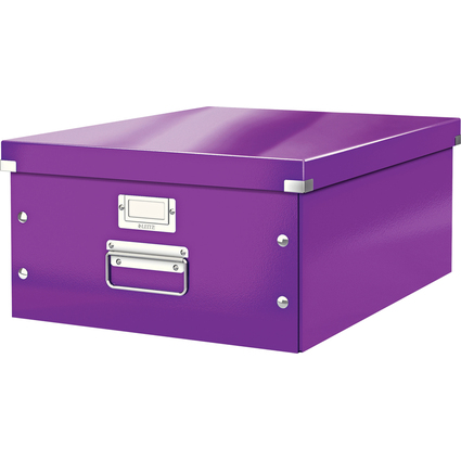 LEITZ Bote de rangement Click & Store WOW, A3, violet